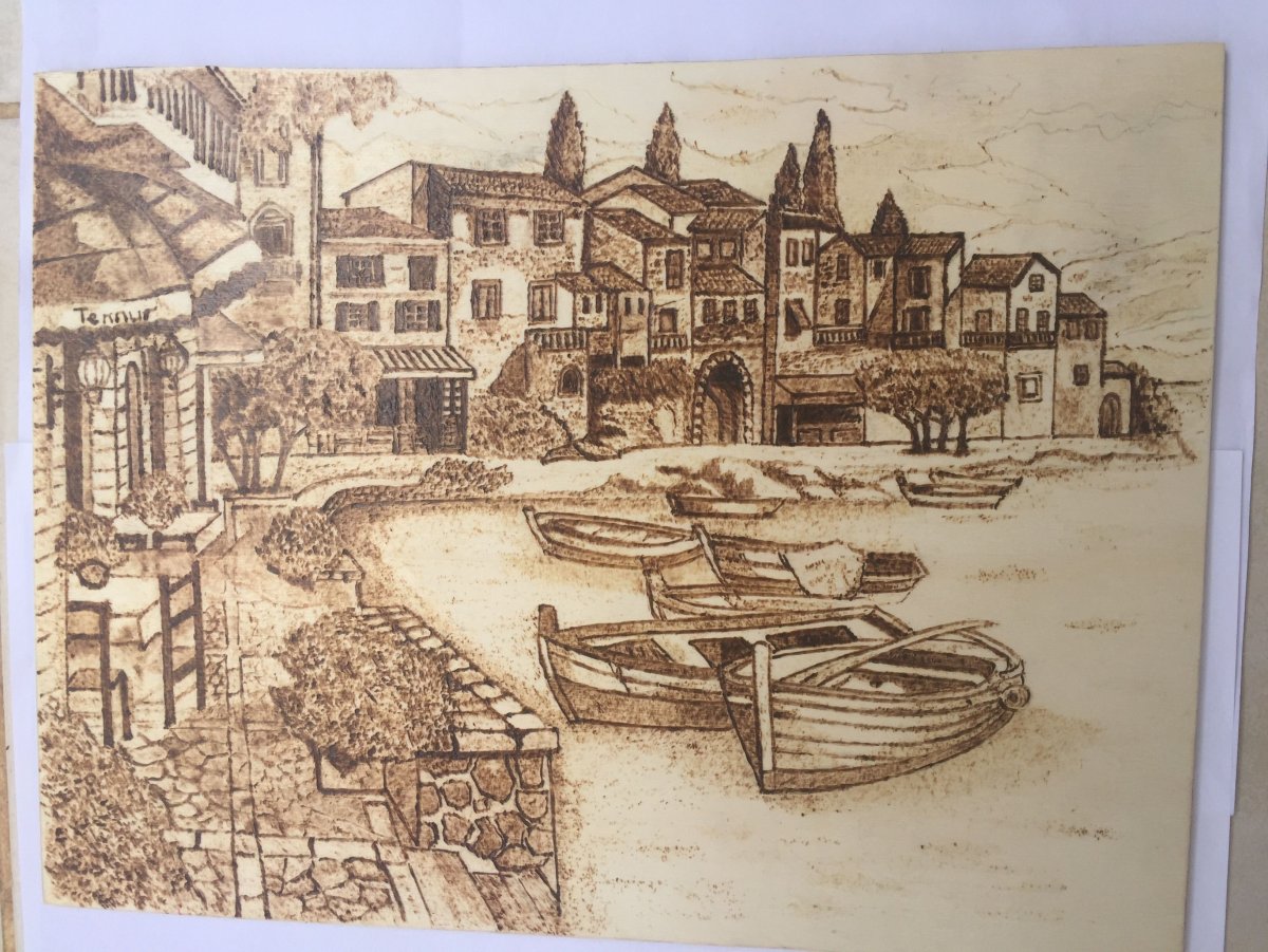 Красивые пейзажи для выжигания по дереву