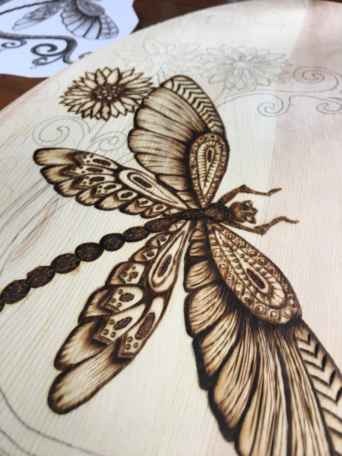 Выжигание по дереву стимпанк