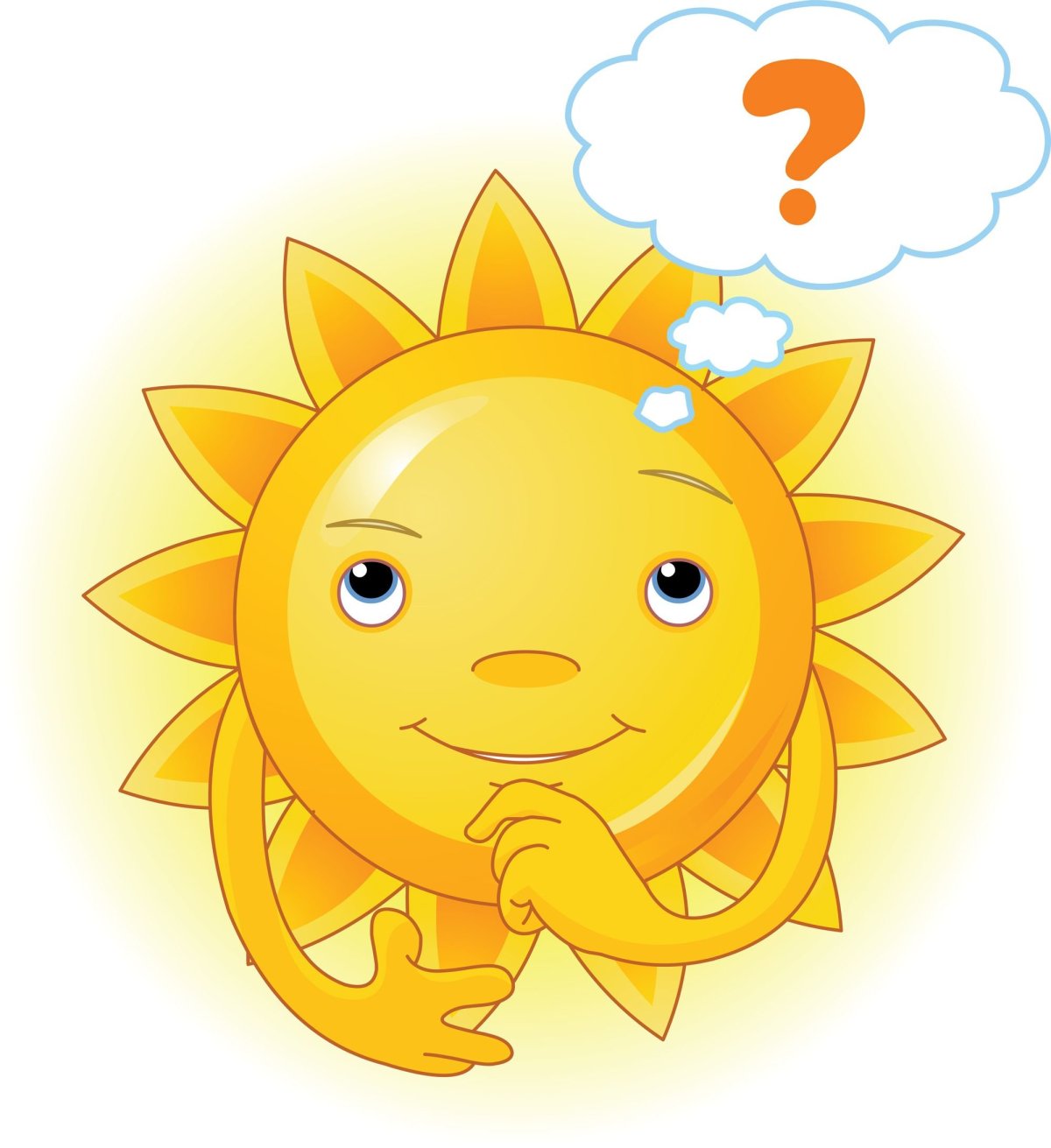 Задумчивое солнце