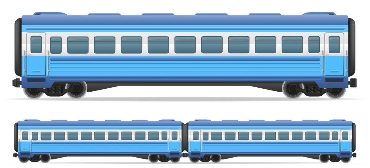 Поезд сбоку вектор