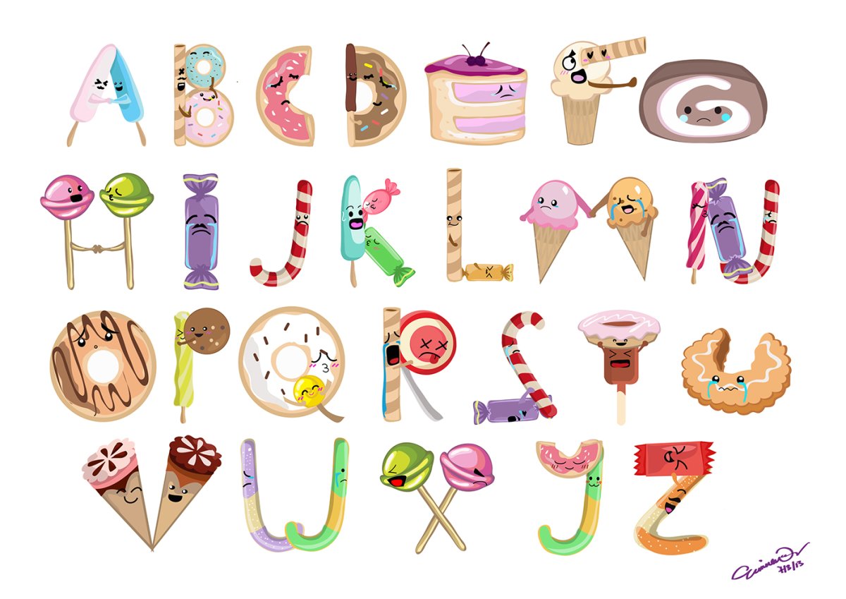 Стиль леттеринг шрифты