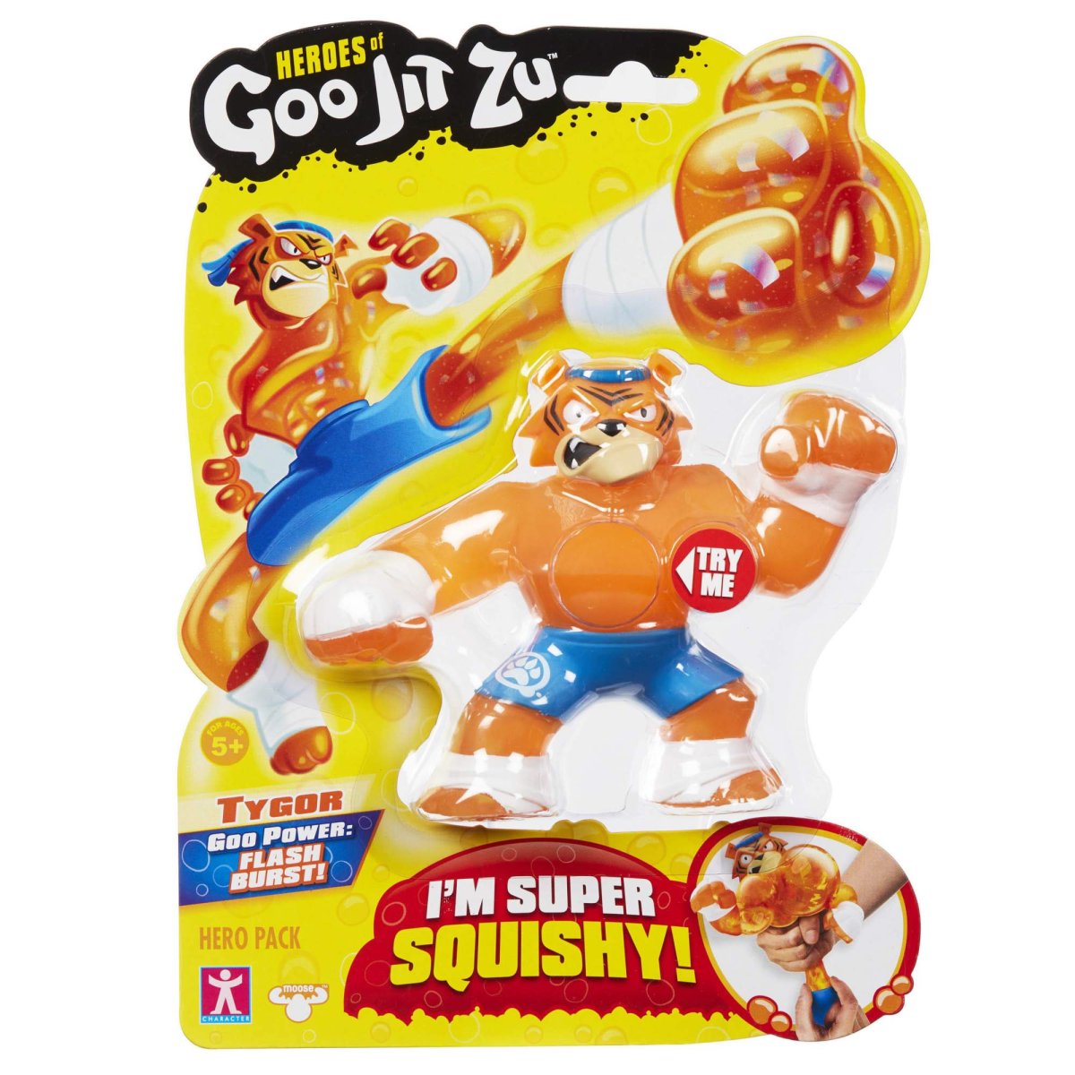 Гуджитсу. Игрушка тянущаяся фигурка броулер. ТМ goojitzu