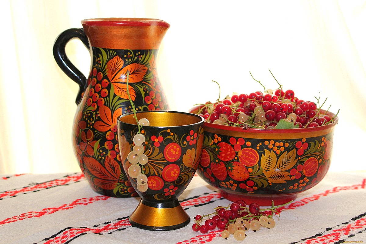 Народные промыслы Хохломская роспись