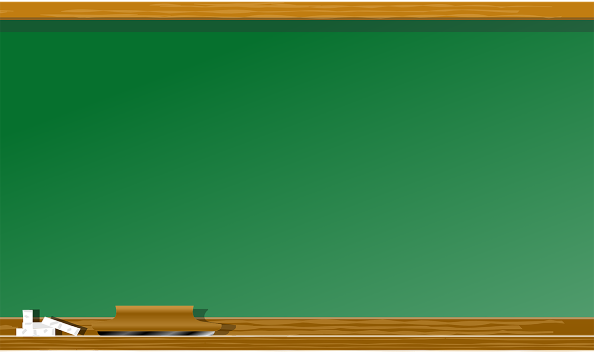 Зеленая Школьная доска с мелом