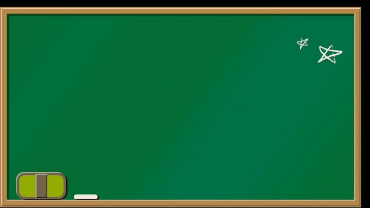 Школьная доска с надписями мелом