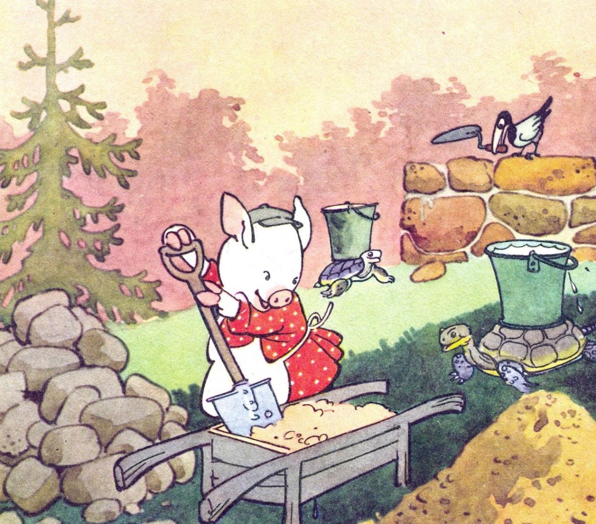 Волк и три поросенка