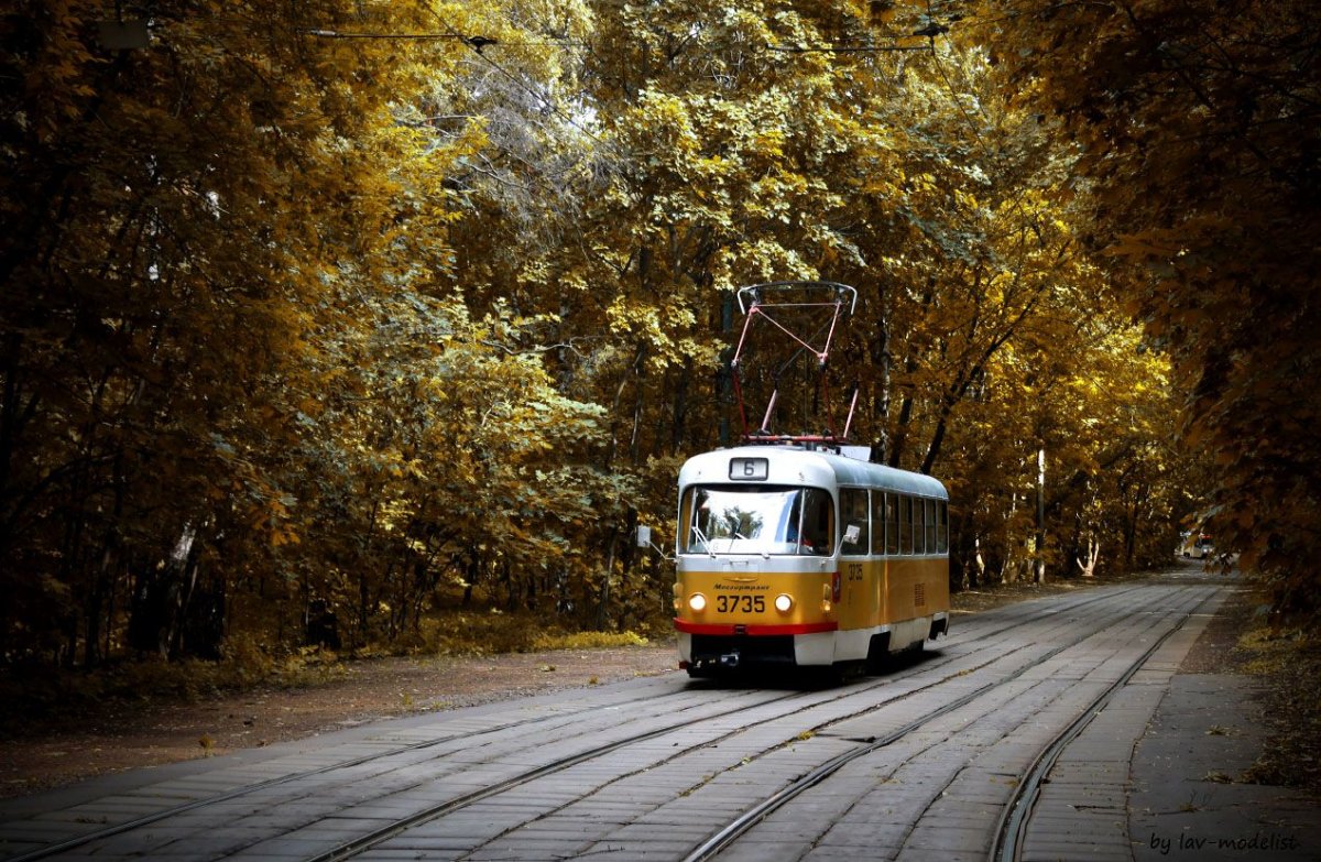 Трамвай 6 осень