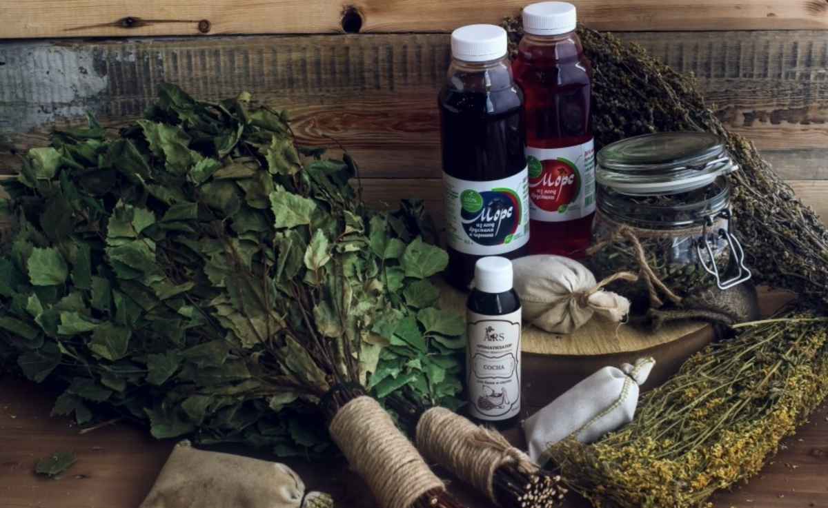 Травяные веники для бани