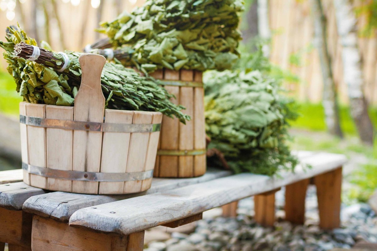 Банный веник Эстетика