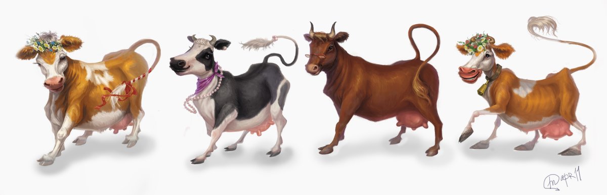 Женщина бык