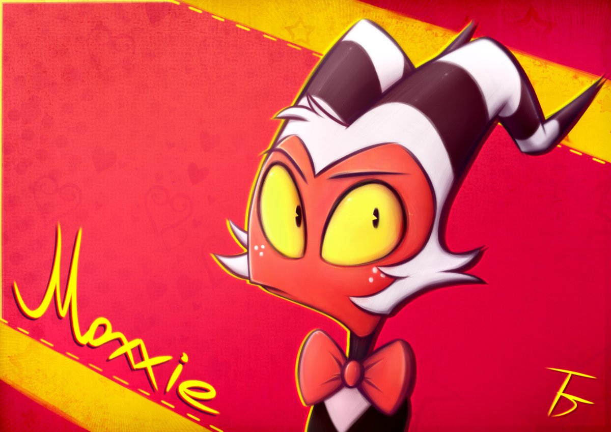 Helluva Boss Мокси арт