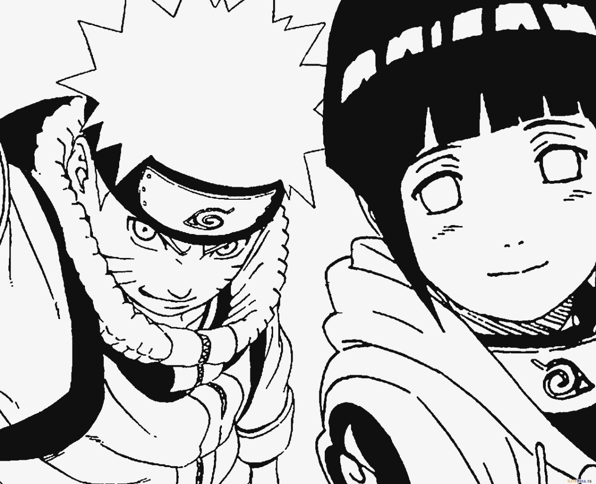 Наруто и Хината Манга