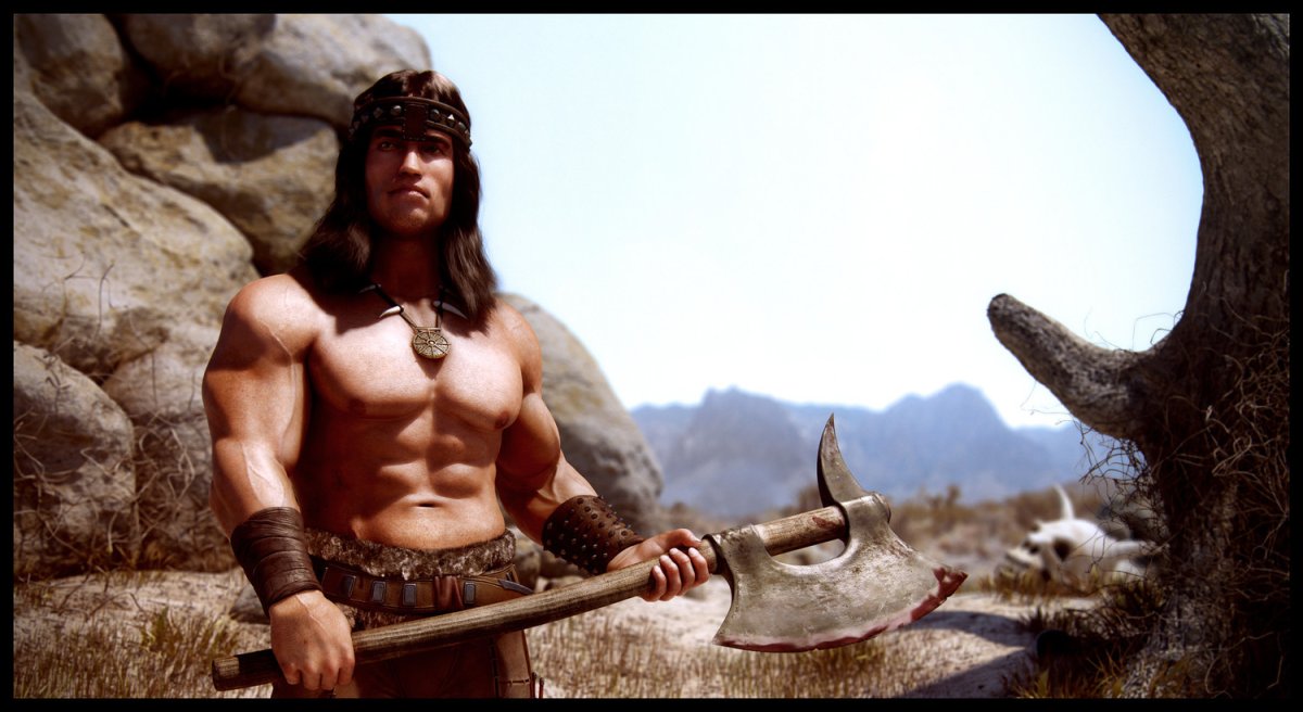 Конан варвар Шварценеггер