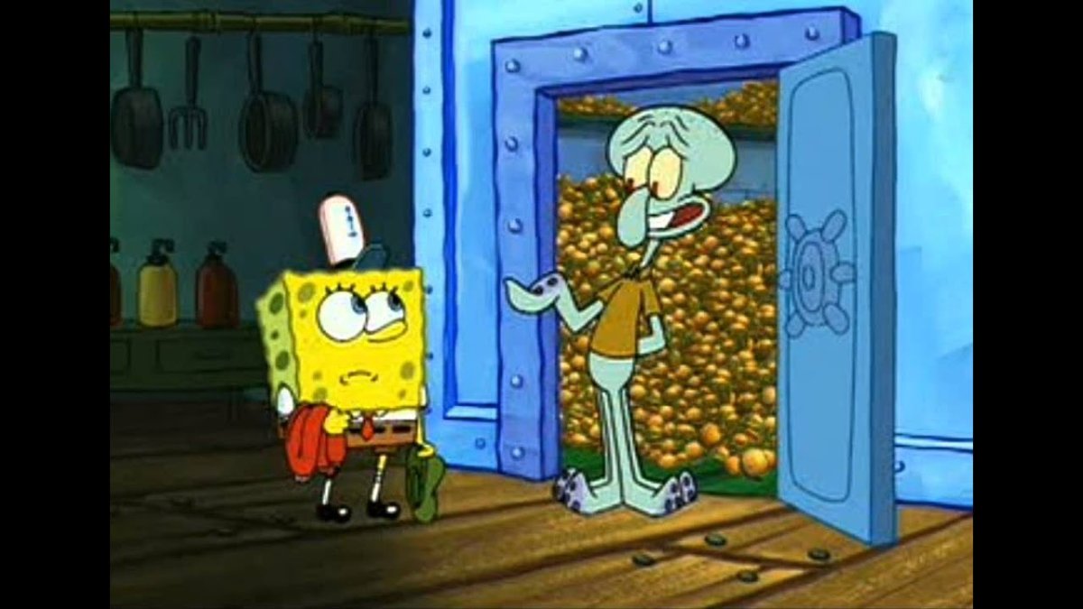 Спанч Боб и Патрик смеются
