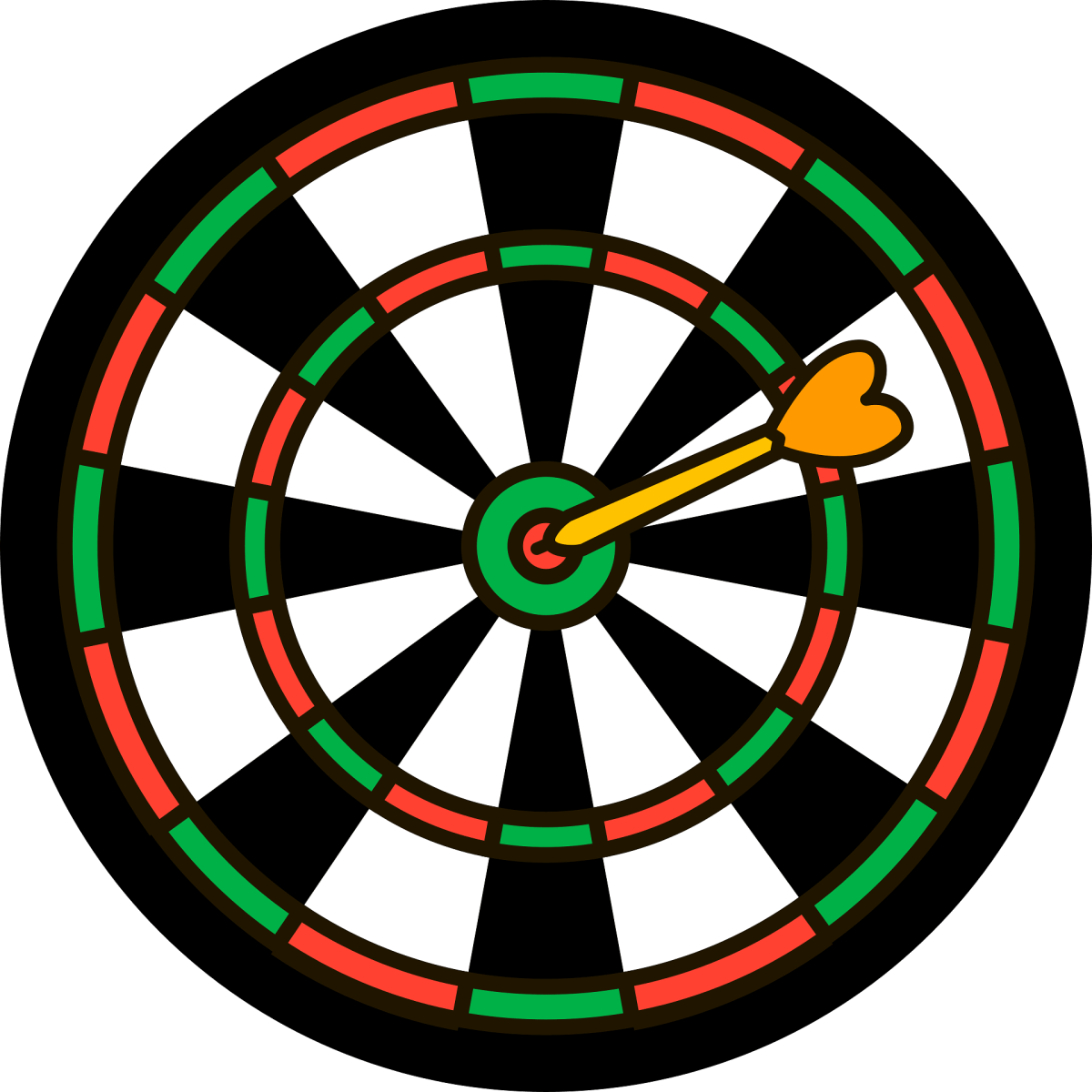 Дартс клипарт