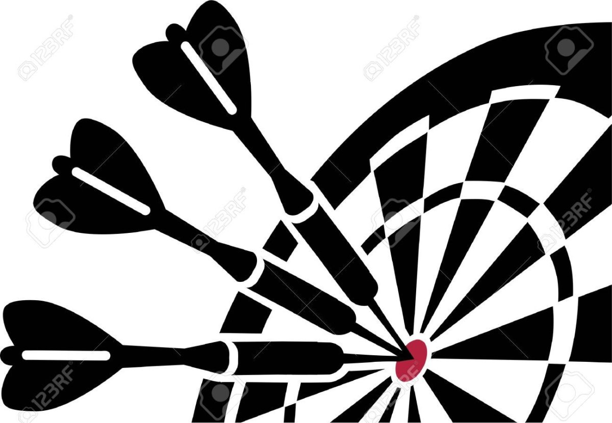 Дротик лого вектор