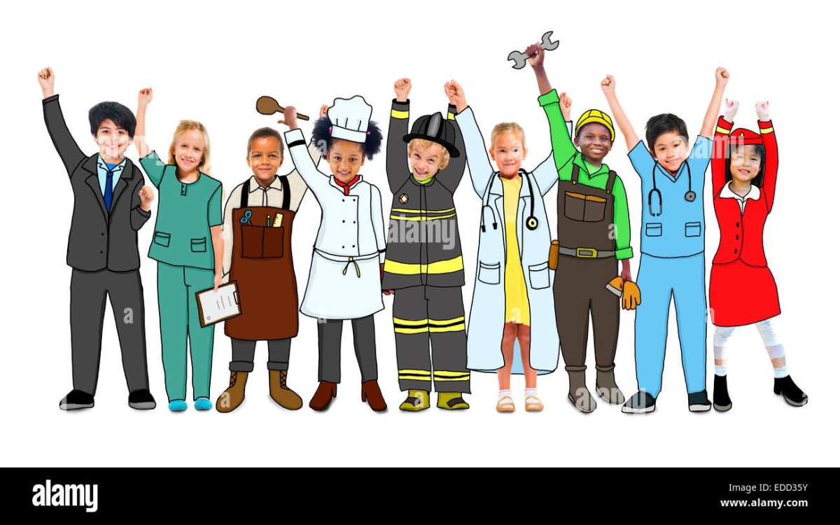 Разные профессии иллюстрация