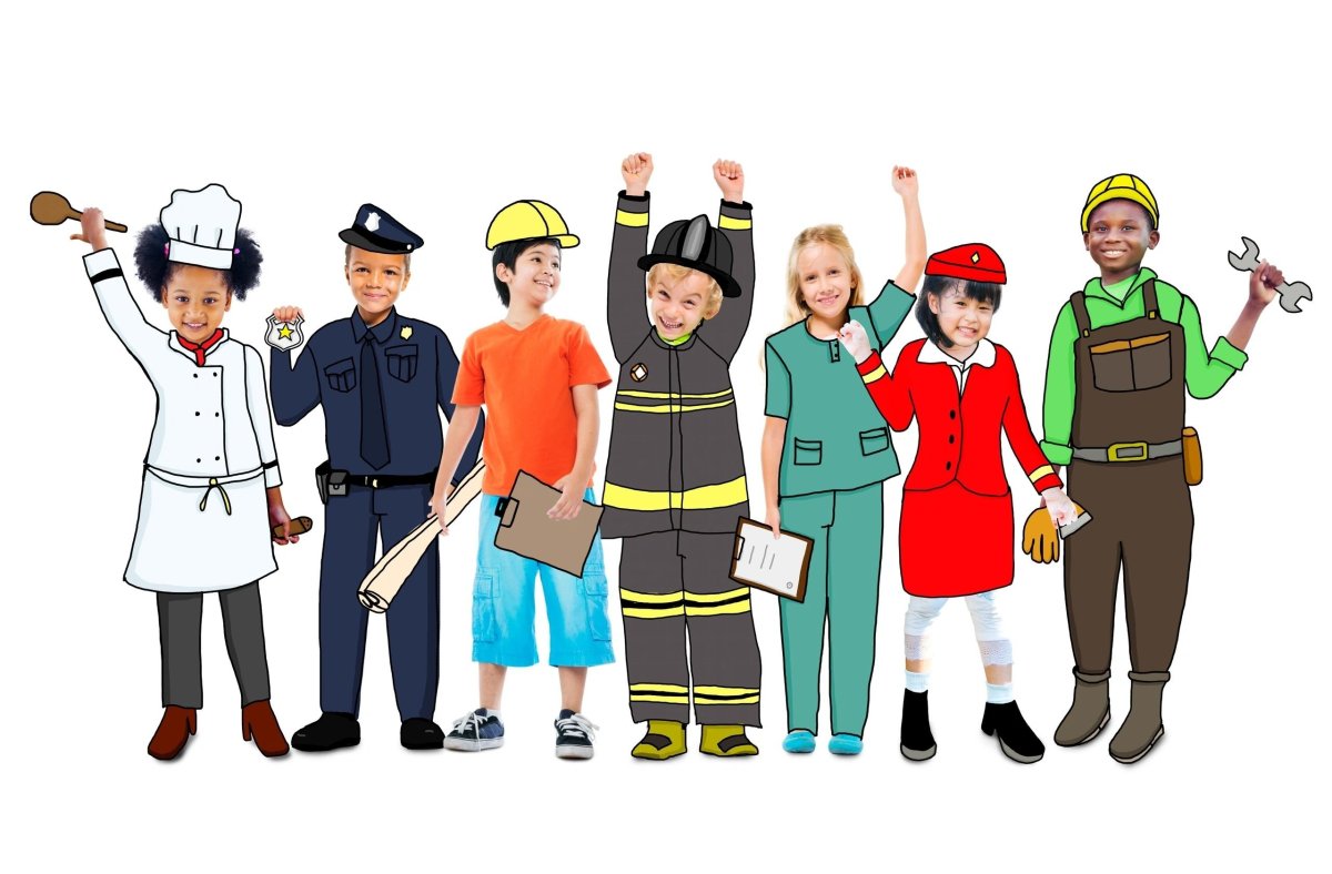 Разные профессии иллюстрация