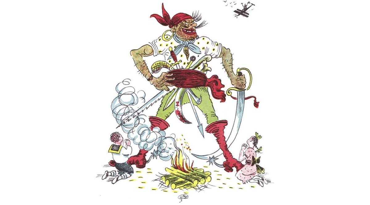 Чуковский Бармалей иллюстрации