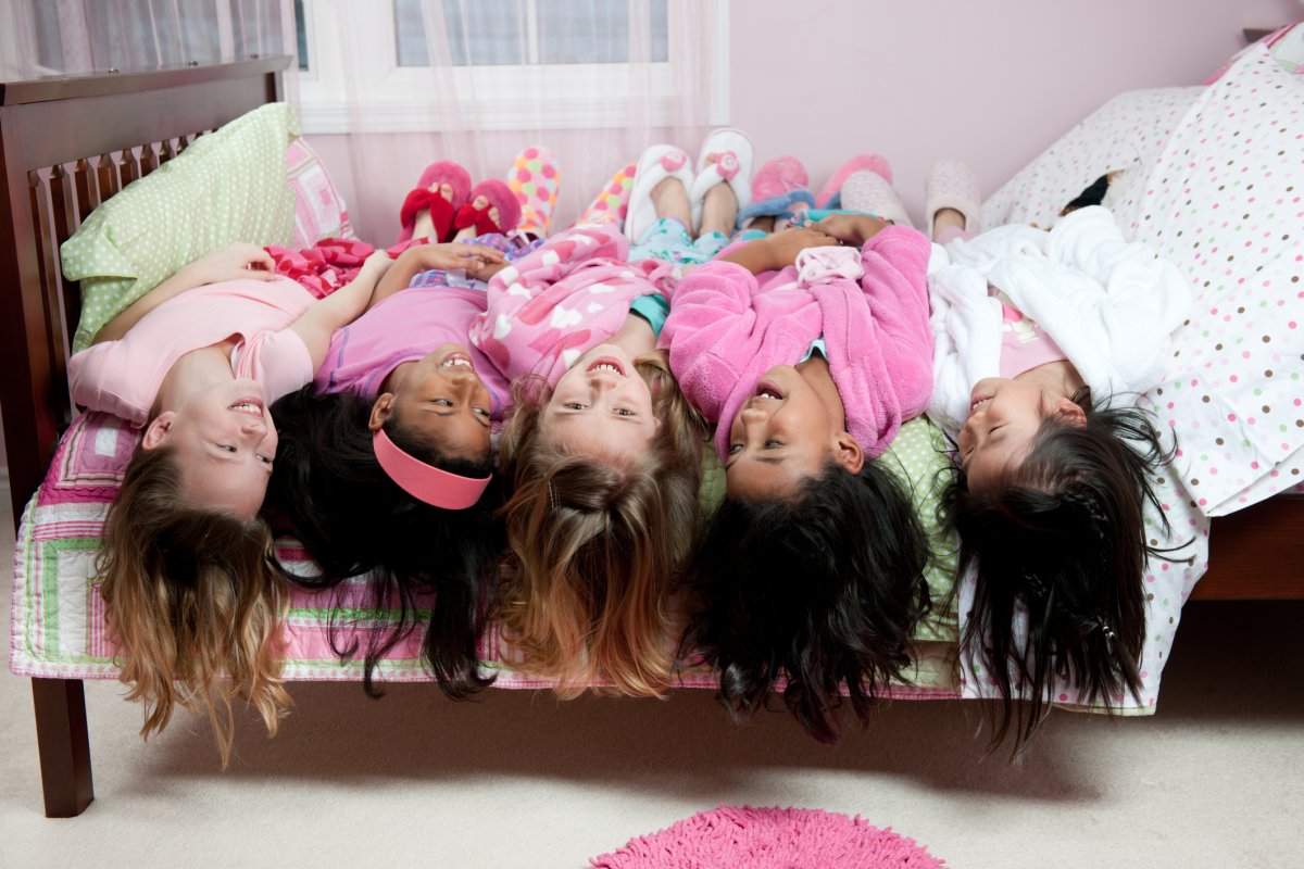 Детская фотосессия Пижамная вечеринка