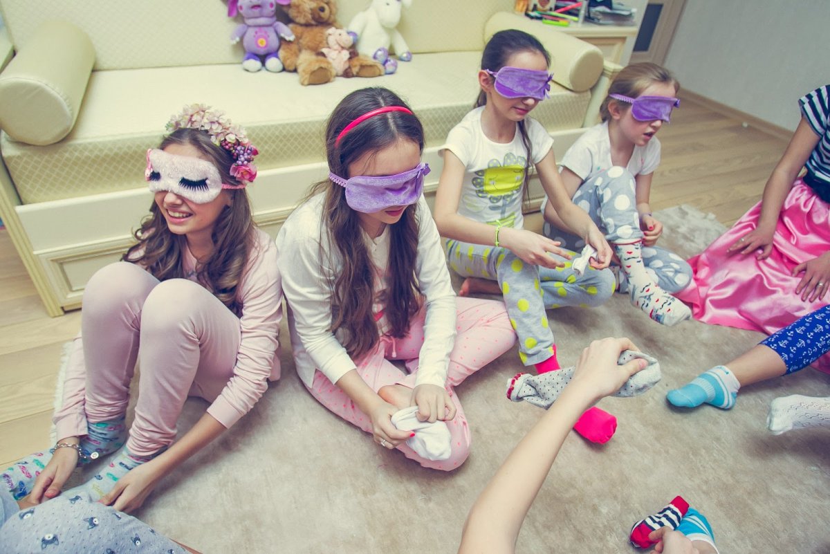 Идеи для пижамной вечеринки для детей