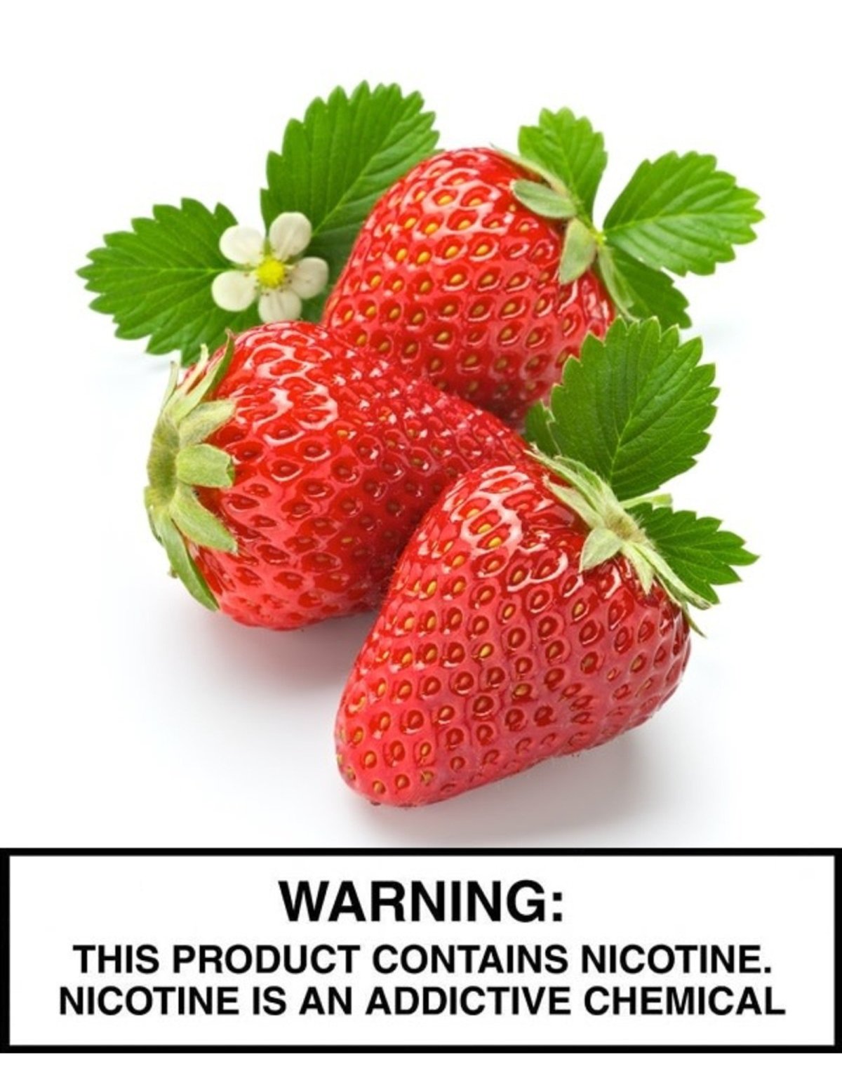 Клубника на белом фоне