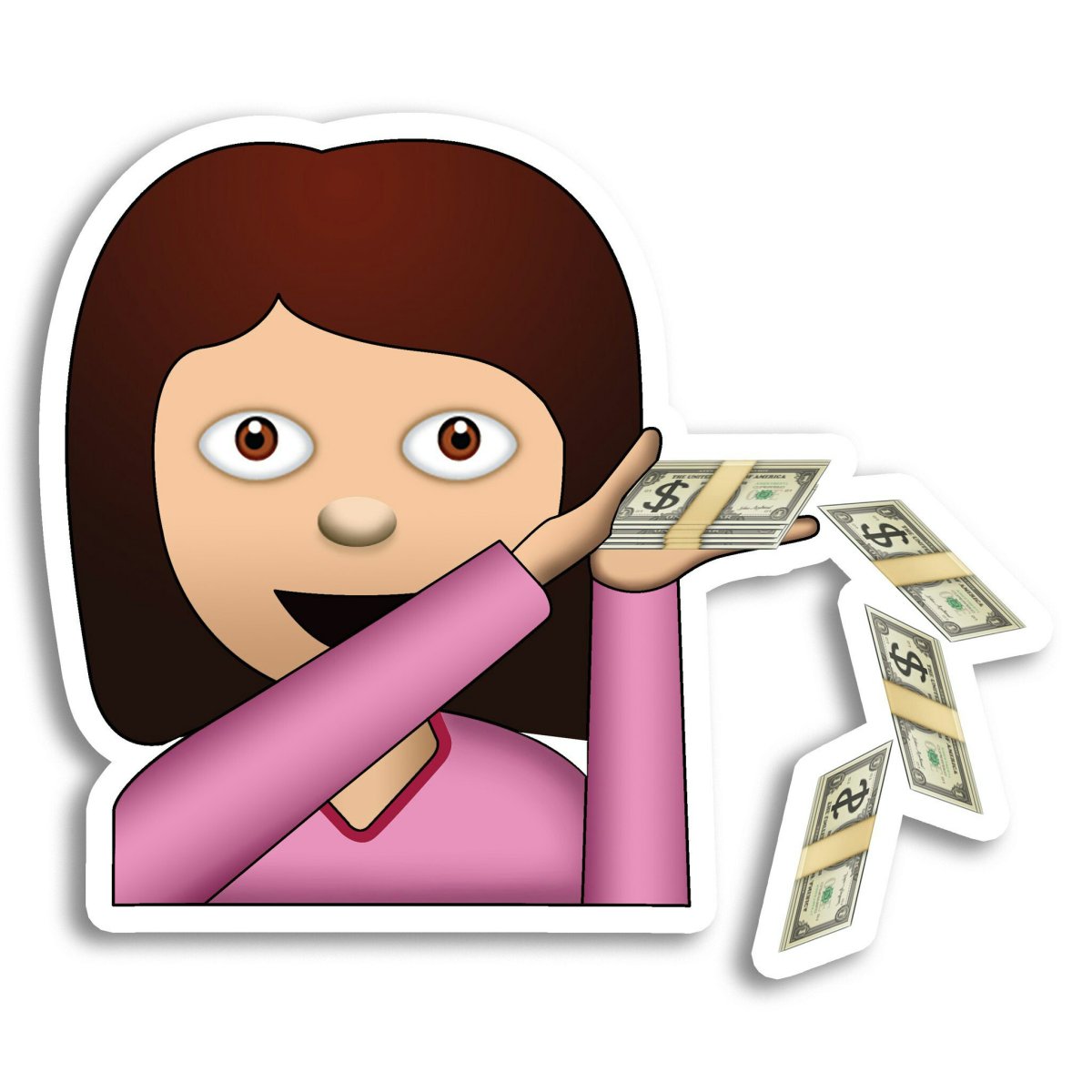 Стикер деньги