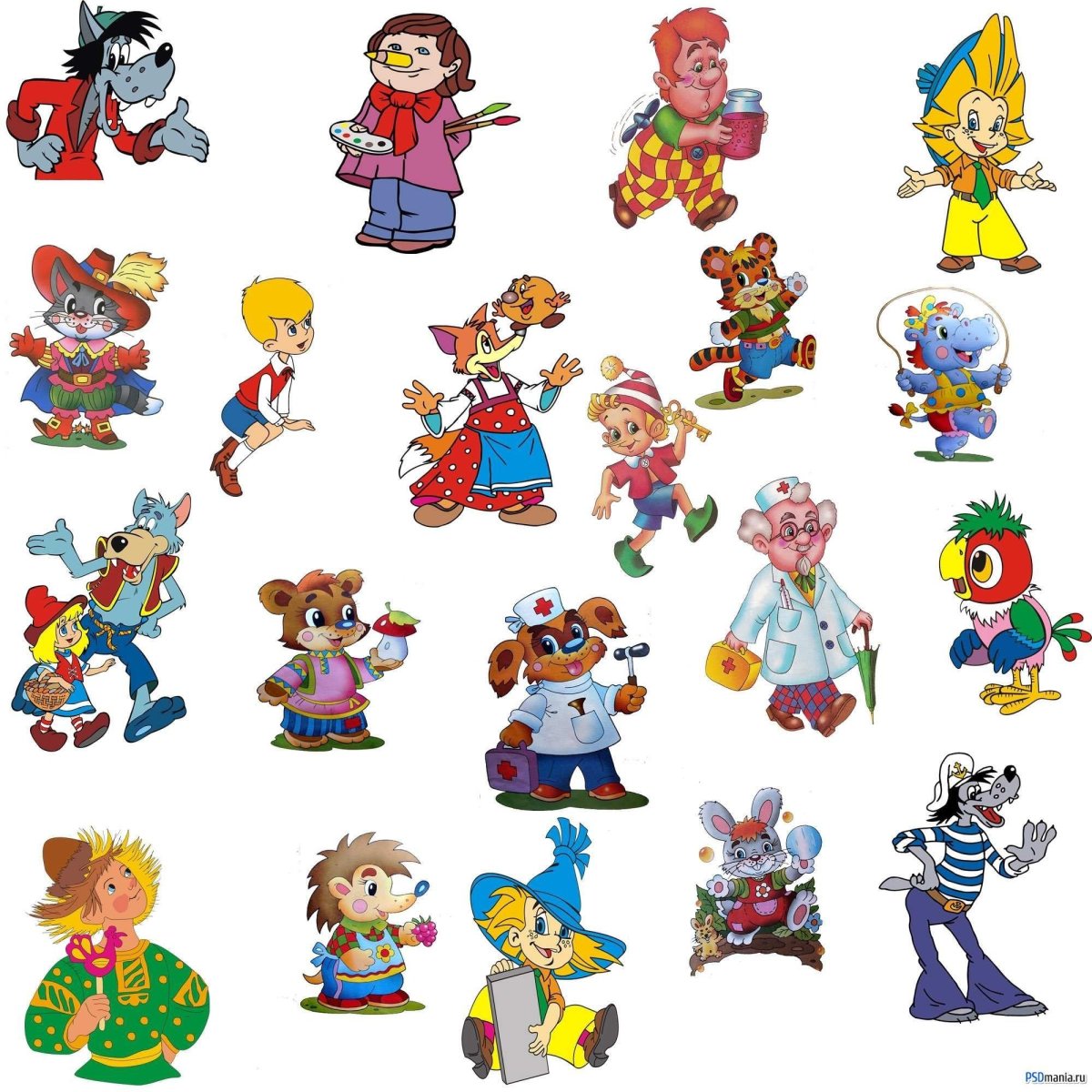 Персонажи советских мультиков