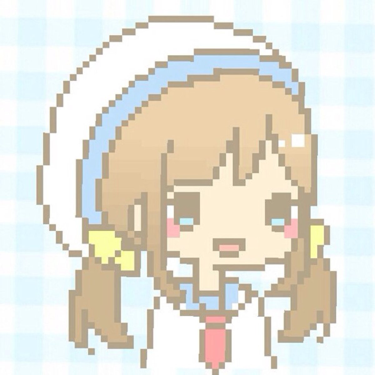 Пиксельная девочка