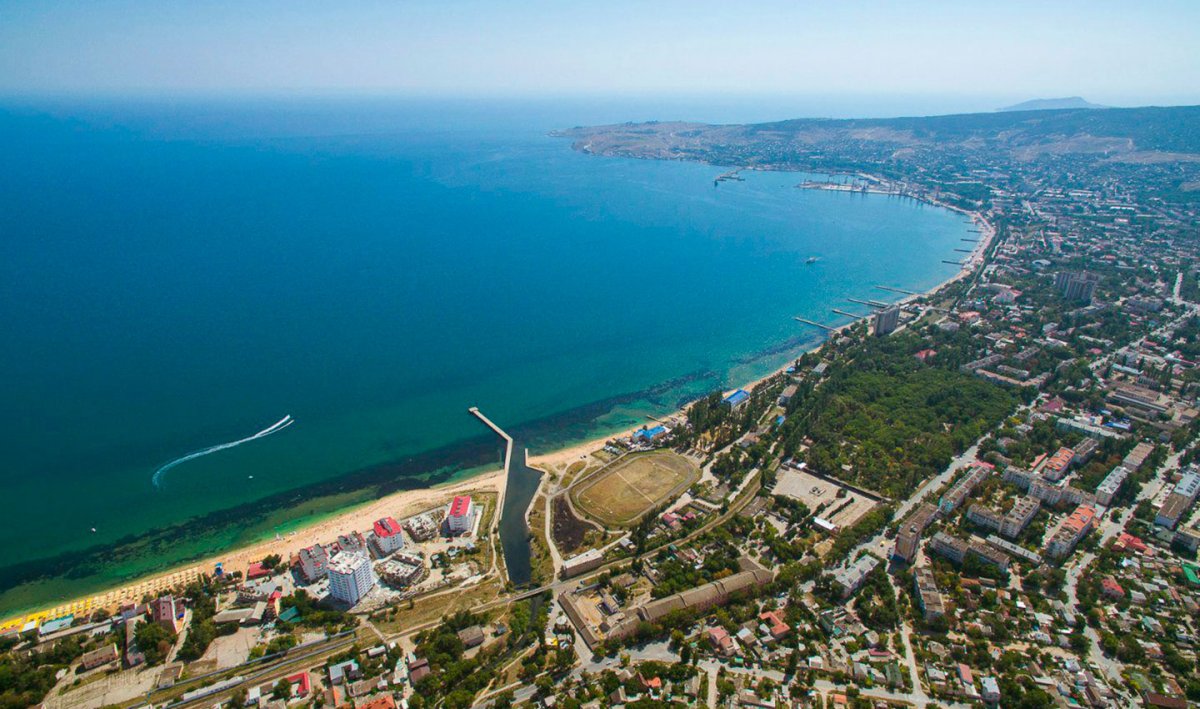 Феодосия сверху