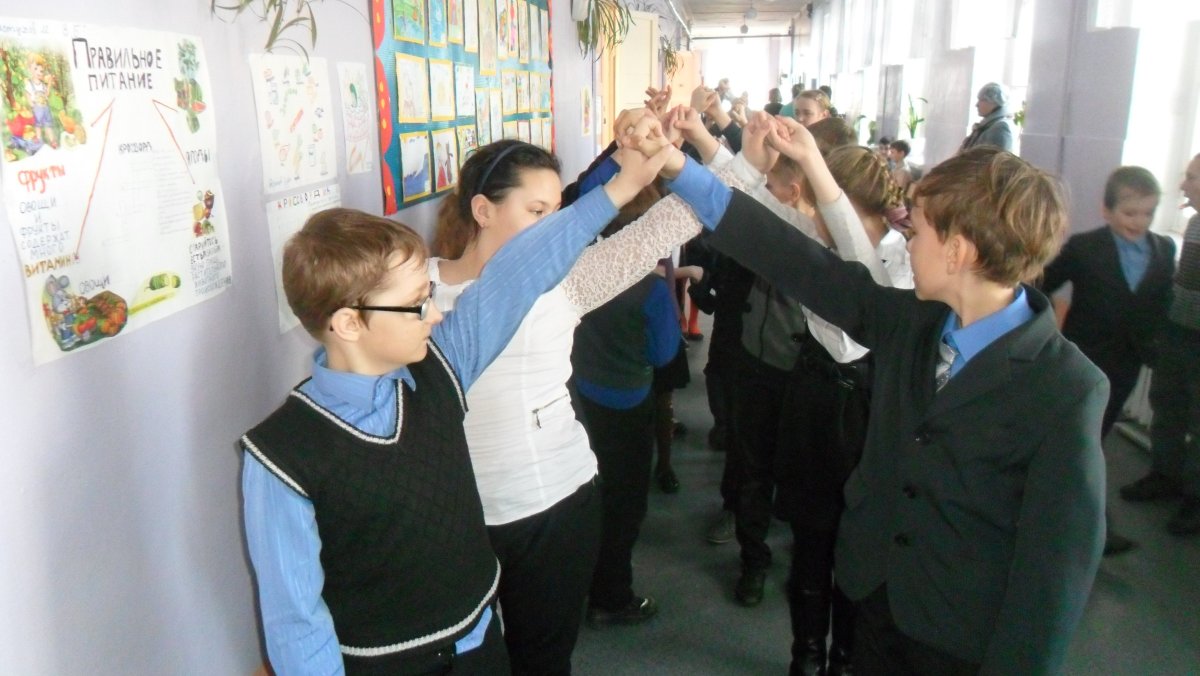 Ученики на перемене