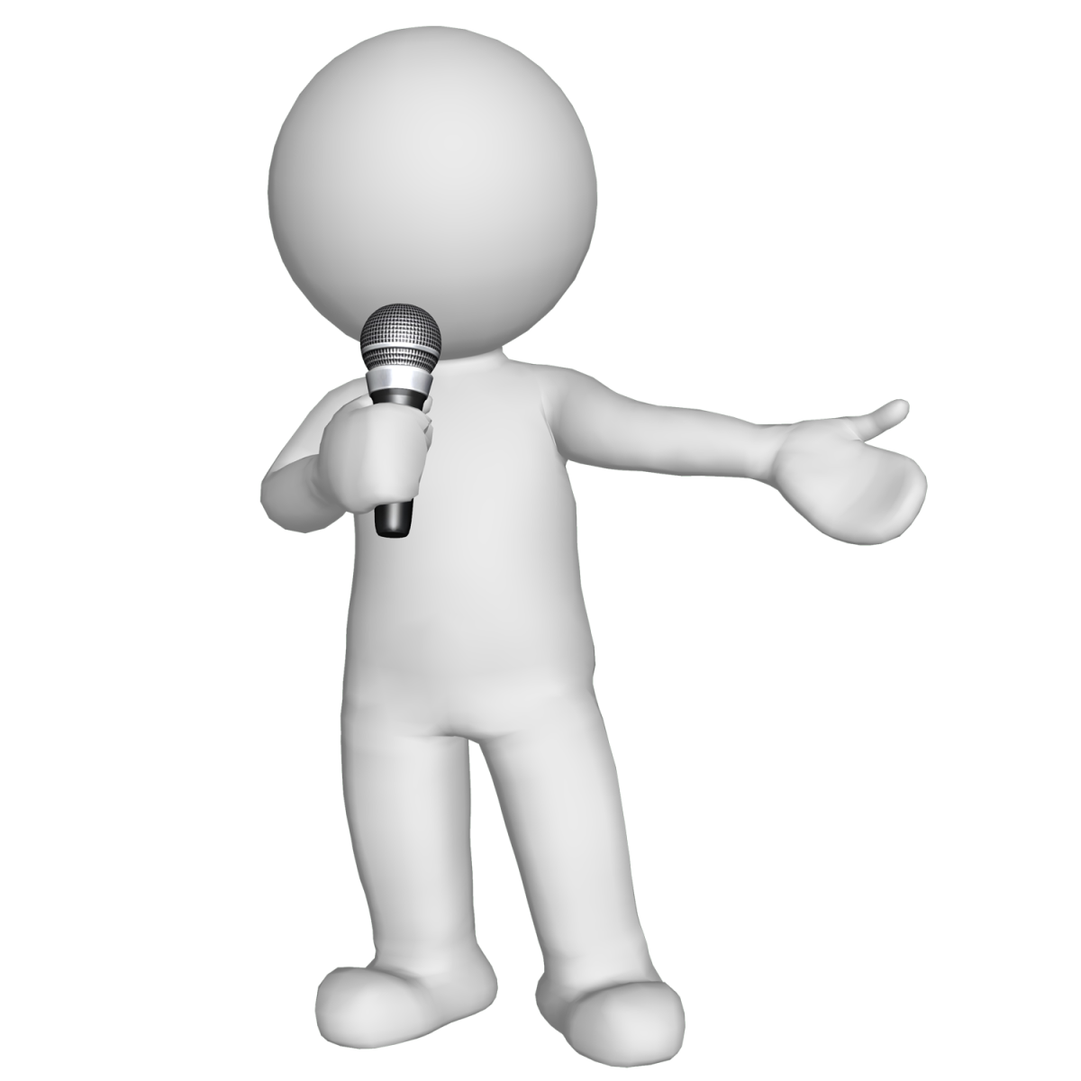 Человечек на прозрачном фоне