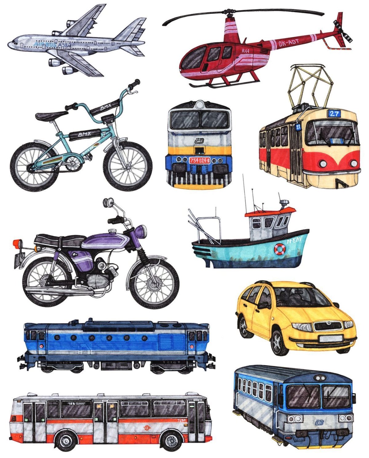 Плакат. Транспорт