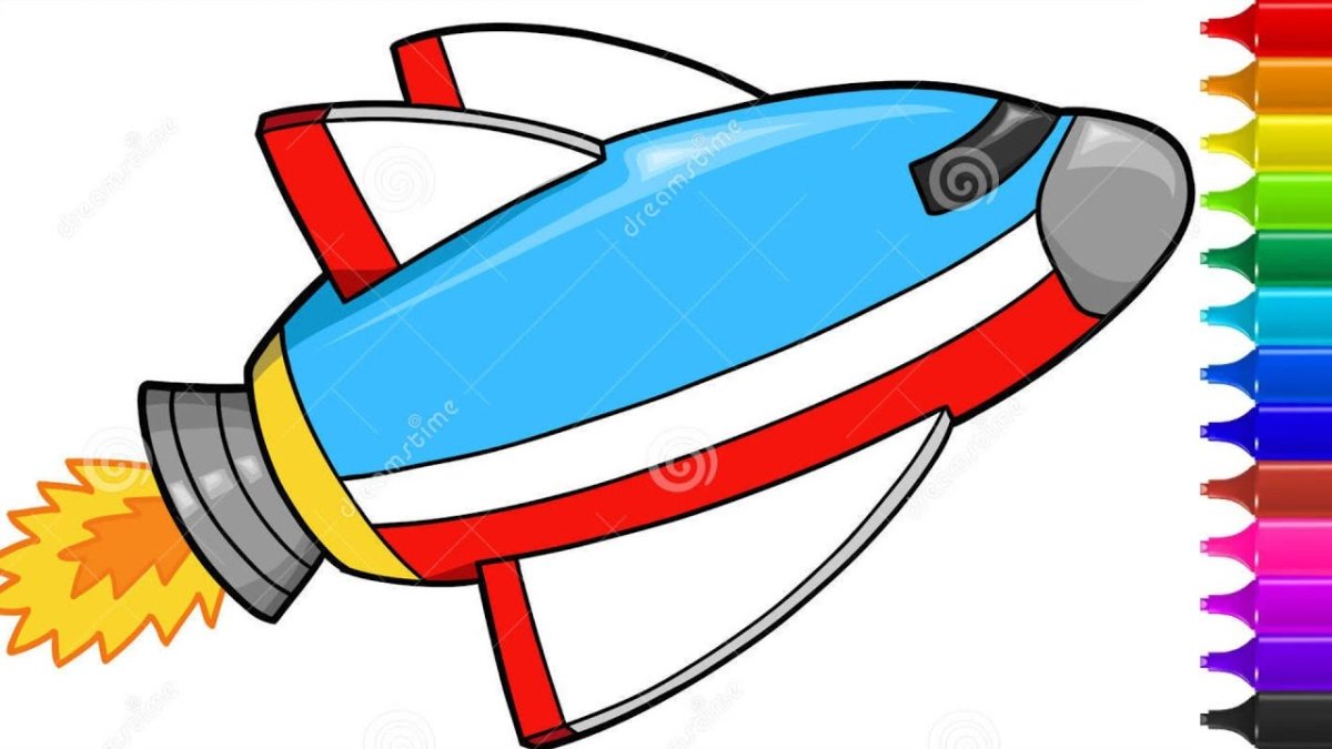 Космические корабли для детей дошкольного возраста