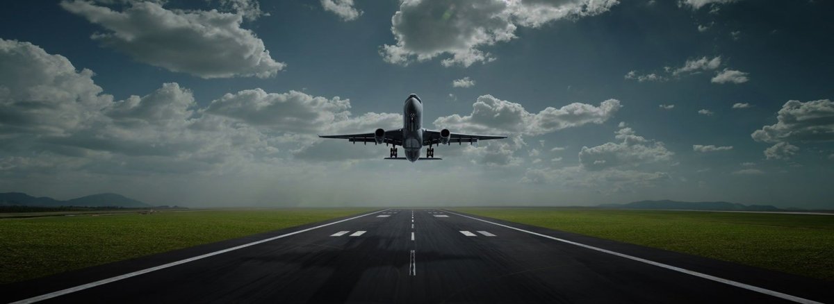 Самолет ночью