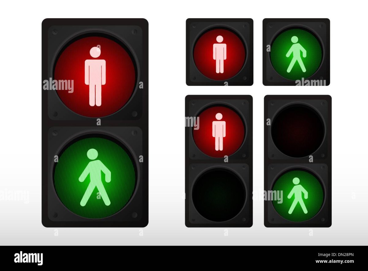 Знак зеленого пешехода