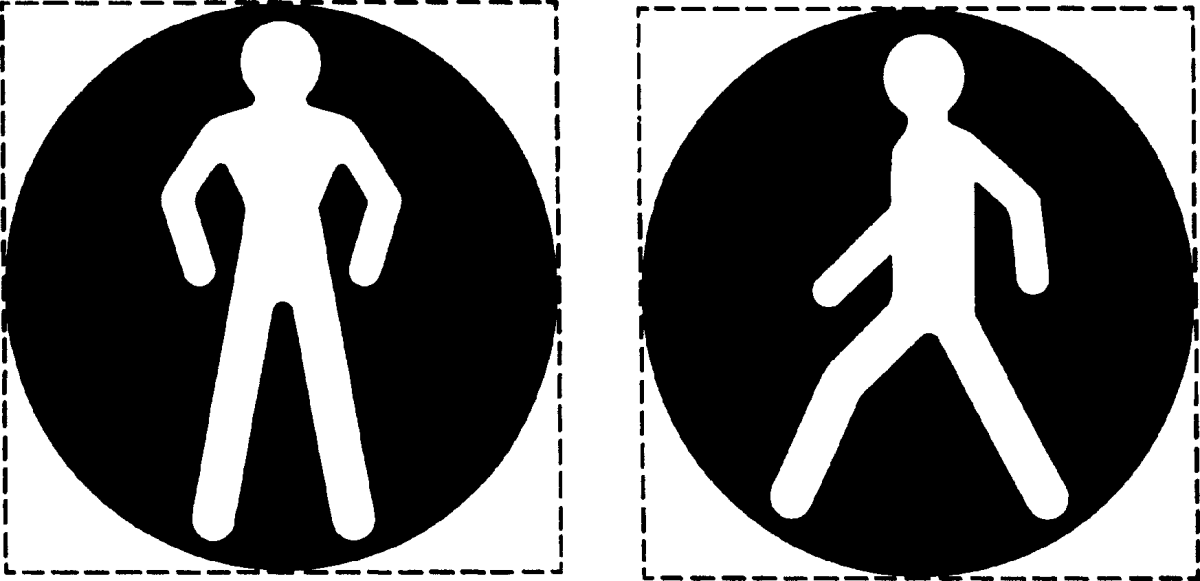 Пешеход на красный сигнал