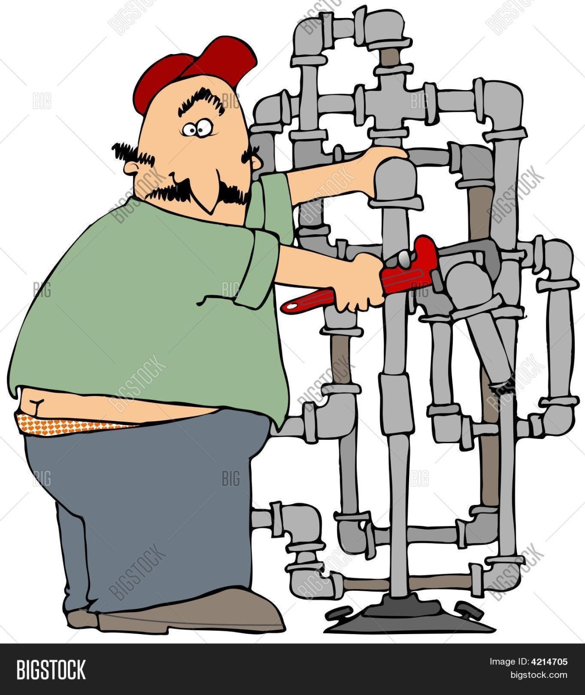 Прикольный сантехник