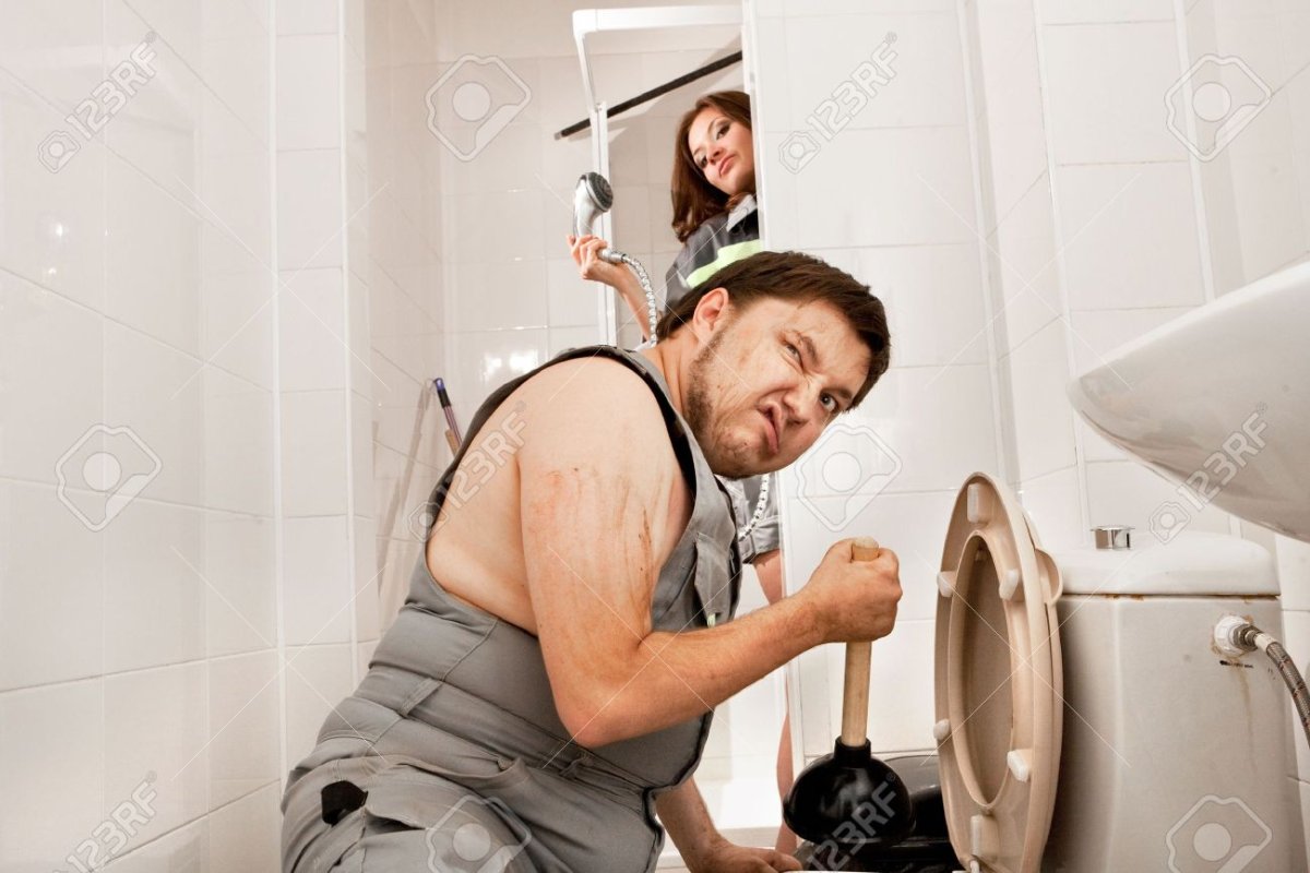 Сантехник прикол