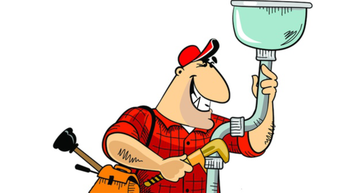 Шарж на сантехника