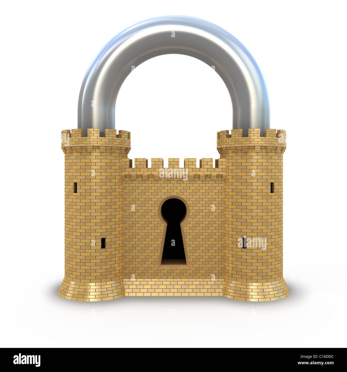 Сказочная дверь с замком