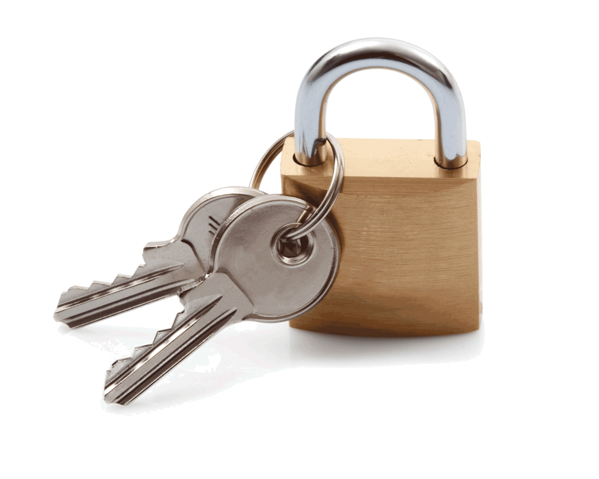 Замок с ключиком