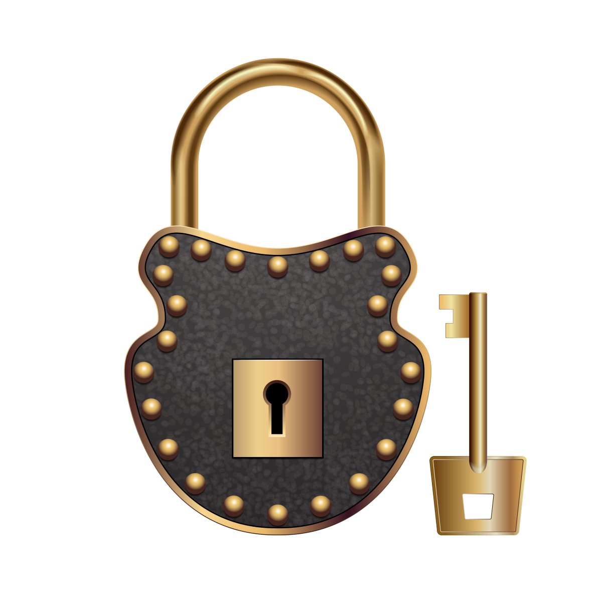 Красивый навесной замок