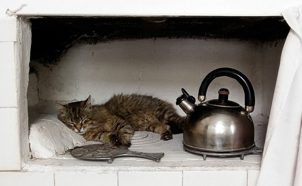 Русская печь иллюстрация