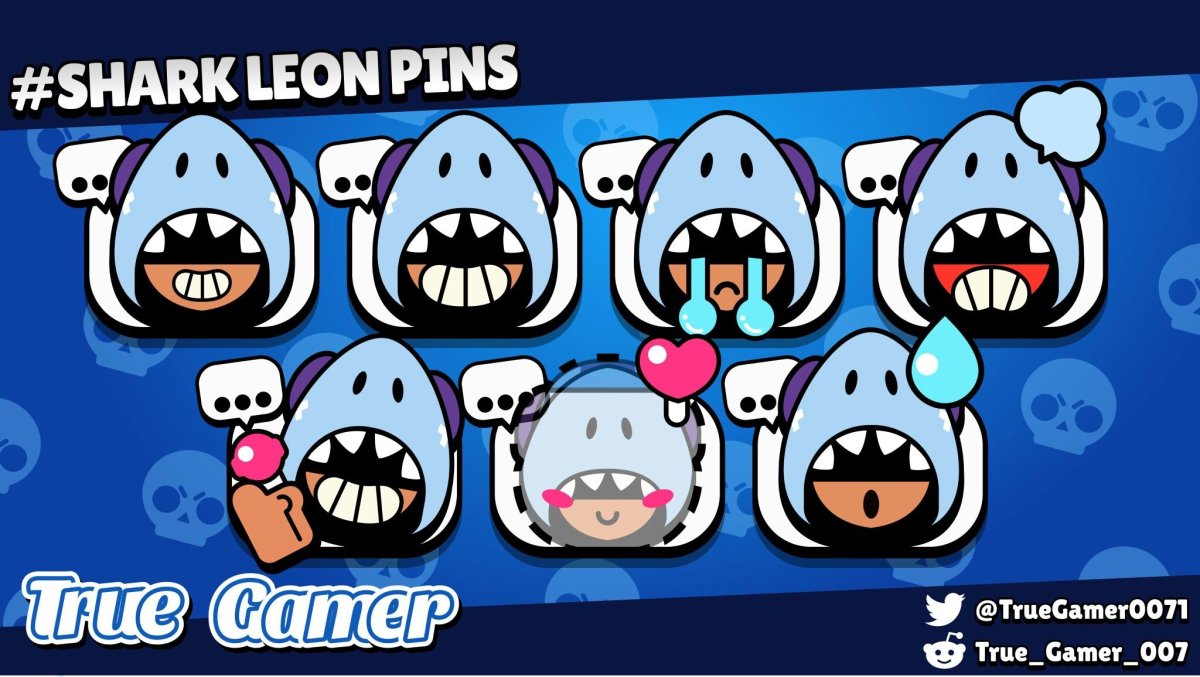 Пины на Леона акулу