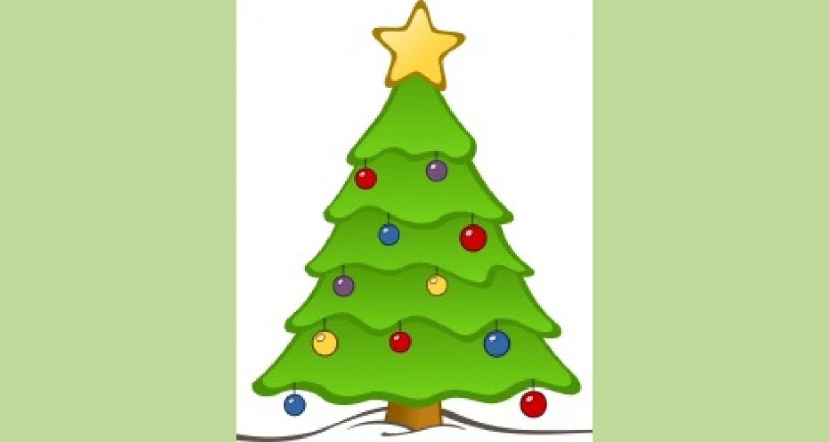 Нарисовать елку новогоднюю