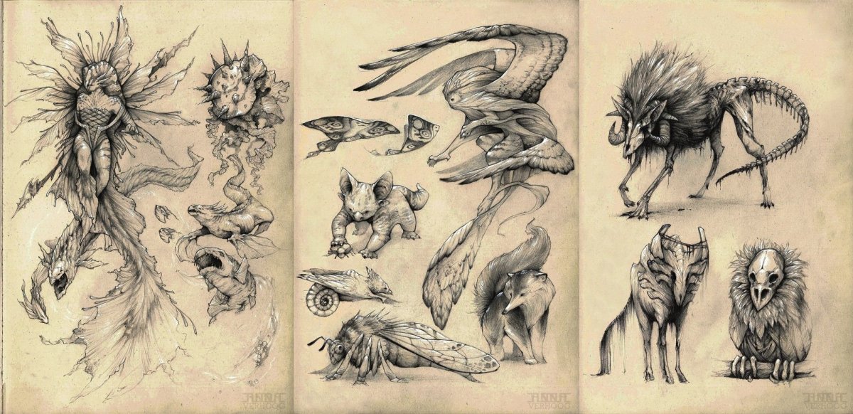 Существа славянской мифологии концепт арт