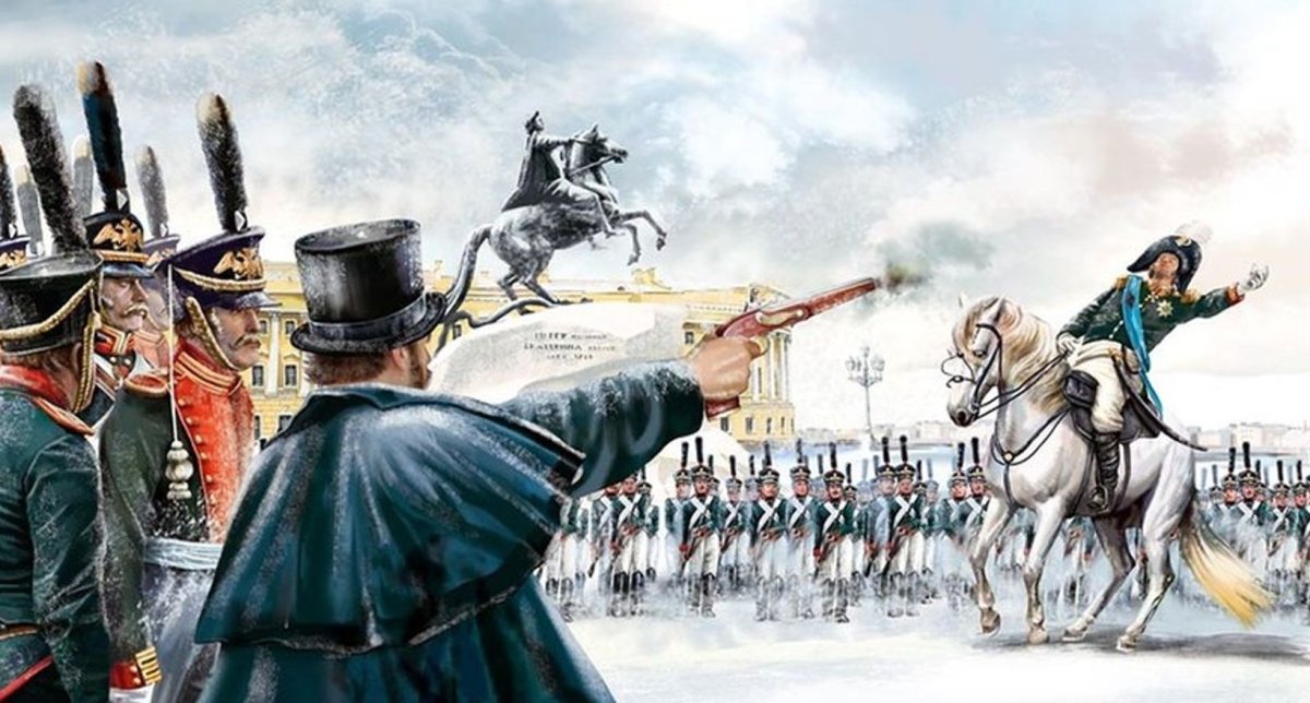 Николай 1 на Сенатской площади