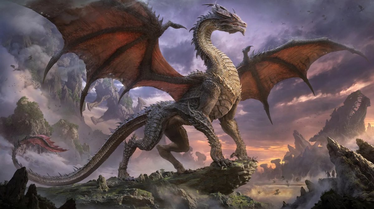 Дракон реалистичный