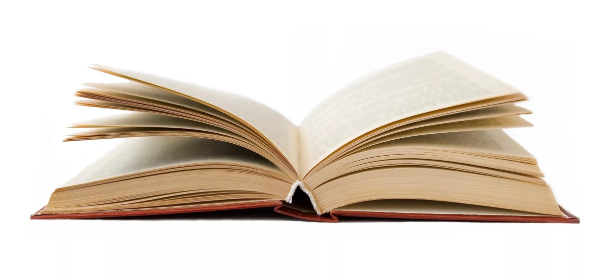Книга на белом фоне